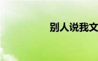 别人说我文绉绉的意思