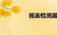 摇表检测漏电视频教程