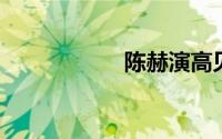 陈赫演高见的电视剧