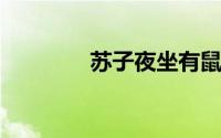 苏子夜坐有鼠方啮全文翻译
