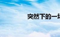突然下的一场雪是什么歌