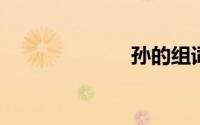 孙的组词是什么