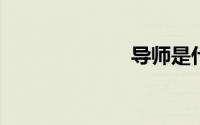 导师是什么意思