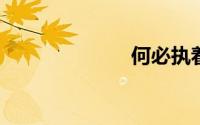 何必执着一张脸