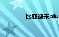 比亚迪宋plus混动版2024