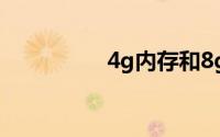 4g内存和8g内存的区别