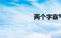 两个字霸气游戏名字