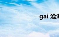 gai 沧海一声笑