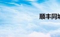 顺丰同城多少钱