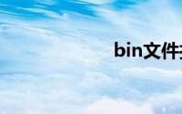 bin文件打开方式