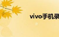 vivo手机录屏没有声音