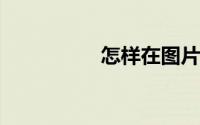 怎样在图片上添加文字