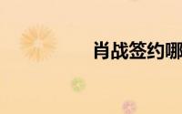 肖战签约哪个经纪公司