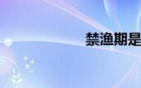 禁渔期是什么时候