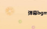 弹幕bgm什么意思