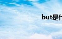 but是什么意思