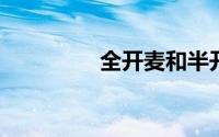 全开麦和半开麦怎么区分