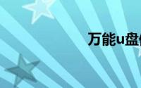 万能u盘修复工具