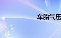 车胎气压多少正常