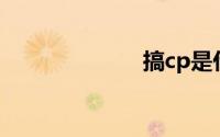 搞cp是什么意思