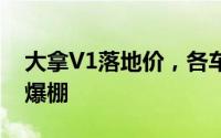 大拿V1落地价，各车型售价大公开，性价比爆棚