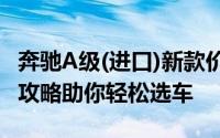 奔驰A级(进口)新款价格2023款多少钱？购车攻略助你轻松选车