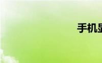 手机显示屏