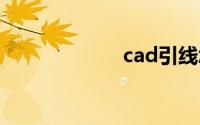 cad引线怎么设置