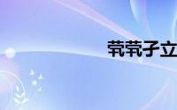 茕茕孑立什么意思