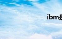 ibm是什么