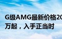 G级AMG最新价格2025款，最低售价255.40万起，入手正当时