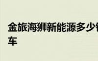 金旅海狮新能源多少钱？购车攻略助你轻松选车