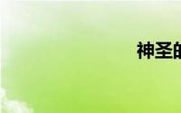 神圣的意思