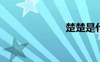 楚楚是什么意思
