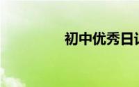 初中优秀日记大全200字