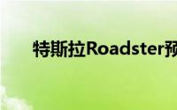 特斯拉Roadster预约试驾有哪些途径