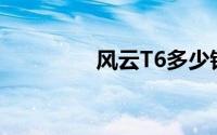 风云T6多少钱？价格解读